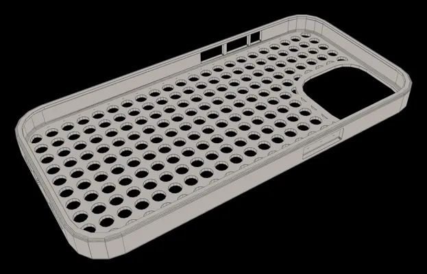 3D-printable phone case style preview