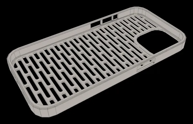 3D-printable phone case style preview