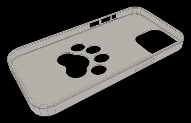 3D-printable phone case style preview