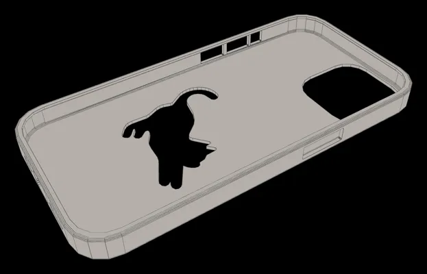 3D-printable phone case style preview